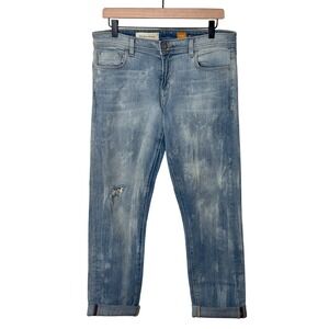 Pilcro and‎ the Letterpress Anthropologie Light Blue Denim Hyphen Jeans Size 27